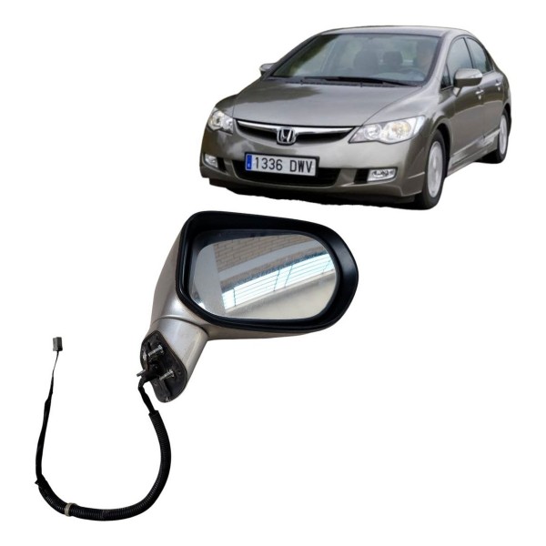 Espelho Retrovisor Elétrico Direito Civic 2008 2009 2010