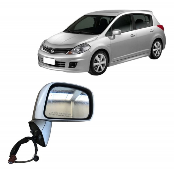Espelho Retrovisor Elétrico Direito Tiida 2008 2009 A 2013