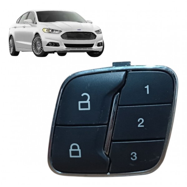 Botão Trava Porta Ford Fusion Dianteira Esquerda 2013 A 2019