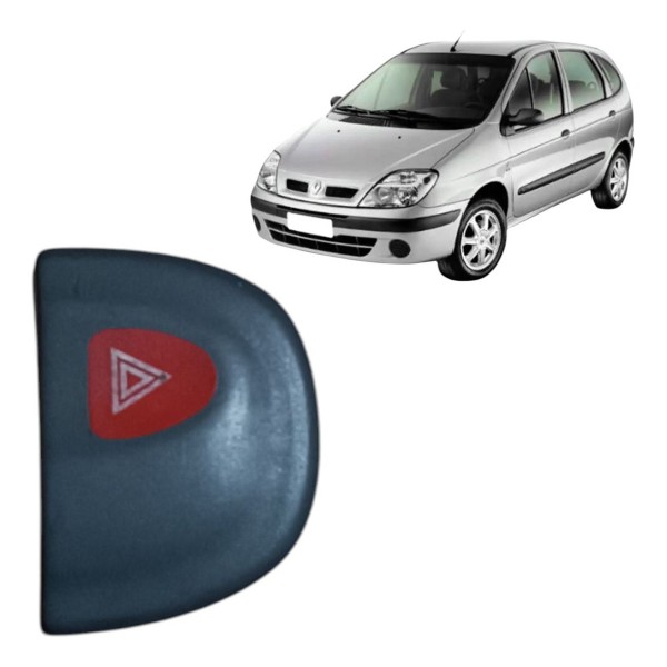 Botão Pisca Alerta Renault Scenic 2003 2004 2005 2006 A 2010