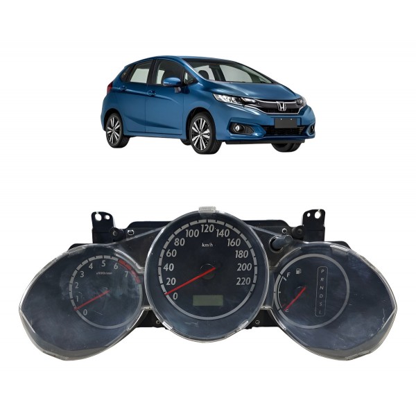 Painel Instrumento Velocimetro Honda Fit 2004 2005 2006 Aut Preto