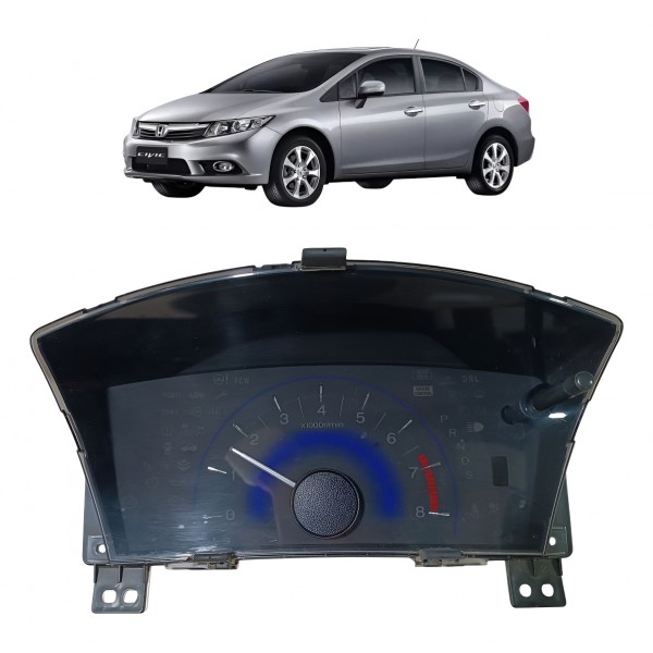 Painel Instrumento Velocimetro Honda Civic G9 2012 2013 2016 Azul