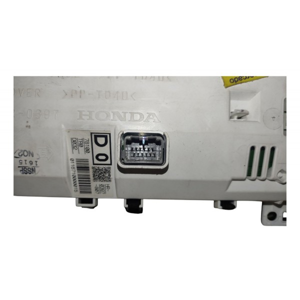 Painel Instrumento Velocímetro Honda Civic G9 2012 2013 2014 Preto