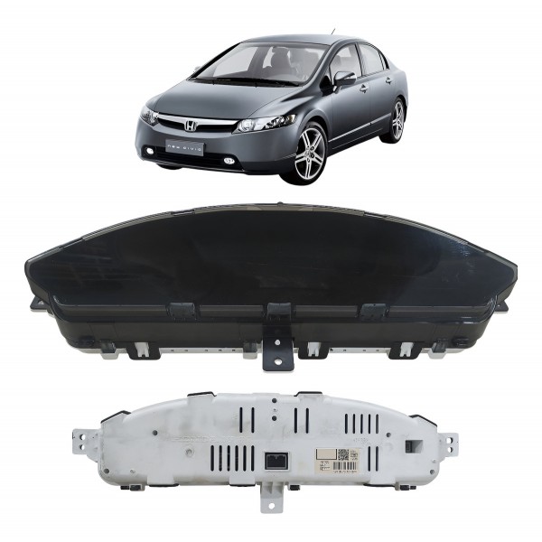 Painel Instrumento Velocímetro Honda Civic 2008 2009 2010 Preto
