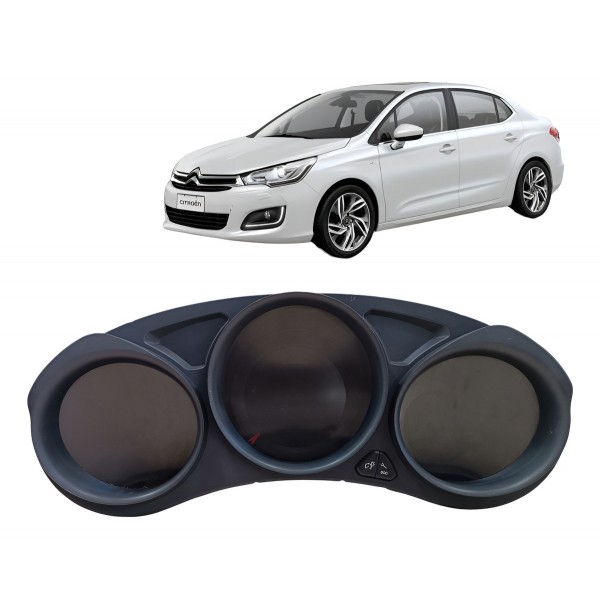 Painel Instrumento Velocimetro Digital C4 Lounge 2012 A 2015 Preto