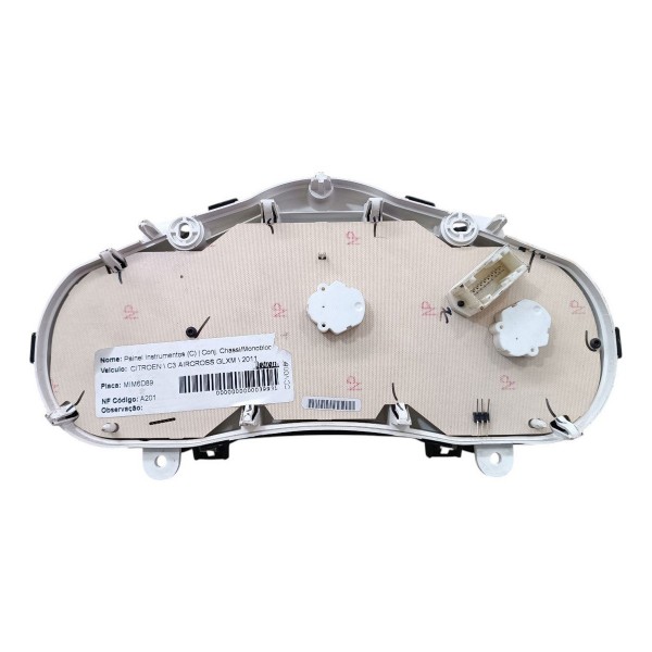 Painel Instrumento Velocímetro Citroen C3 Picasso 2013 2014 Preto