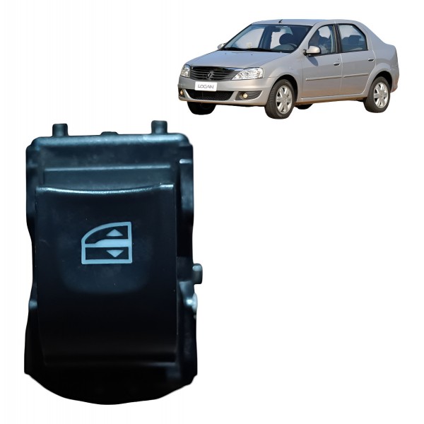 Botão Vidro Traseiro Renault Clio Logan 2012 2013 2014 2016