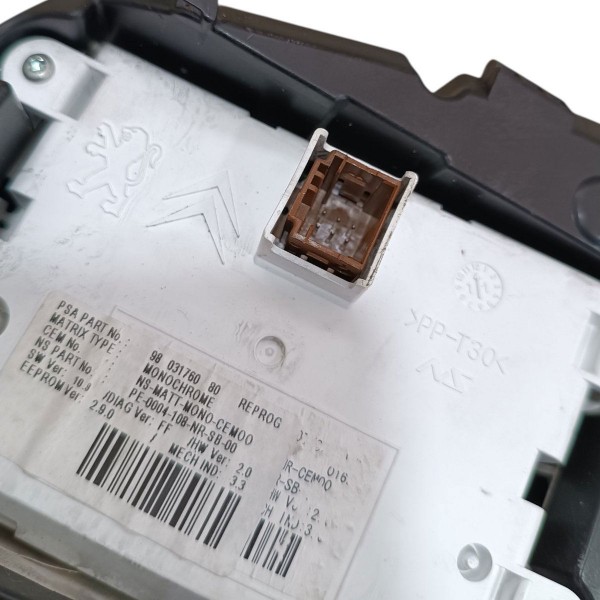 Painel Velocímetro Instrumento Citroen Ds5 1.6 2012 2013 Preto