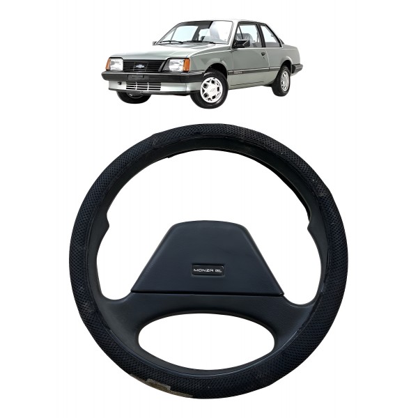 Volante Direção Gm Kadett Monza 1988 1989 1990 1991 A 1995 Preto