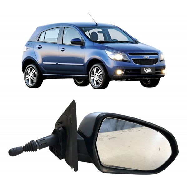 Espelho Retrovisor Manual Direito Agile Montana 2010 A 2014