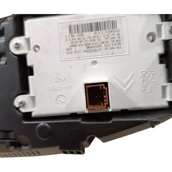 Painel Instrumento Velocímetro Citroen Ds5 2012 2013 2014 Preto