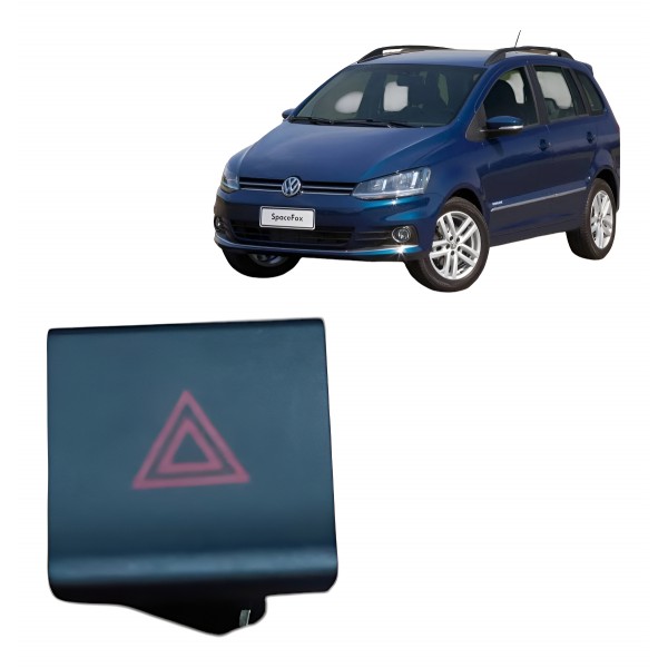 Botão Interruptor De Pisca Alerta Vw Fox Spacefox Crossfox