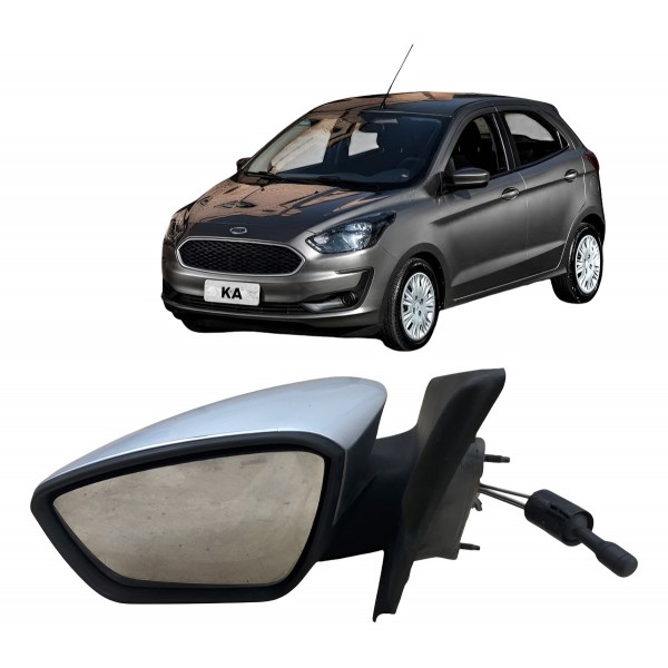 Espelho Retrovisor Manual Esquerdo Ka 1.0 2015 2016 A 2019