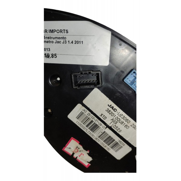 Painel Instrumento Velocímetro Jac J3 1.4 2011 2012 2013 Preto