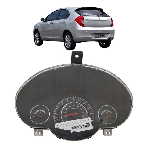 Painel Instrumento Velocímetro Jac J3 1.4 2011 2012 2013 Preto