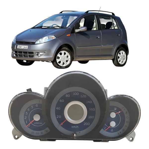 Painel Instrumento Velocímetro Chery Face 2011 2012 2013 Azul