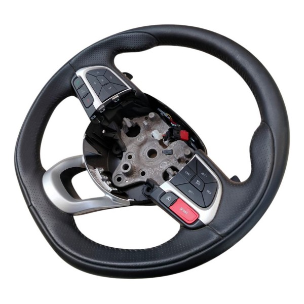 Volante Direção Fiat Pulse 2021 2022 A 2024 Com Comando Preto