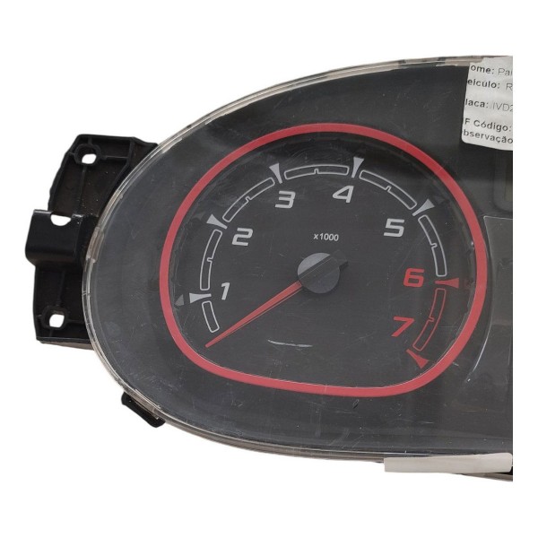 Painel Instrumento Renault Sandero Stepway 2012 2013 2014 Vermelho