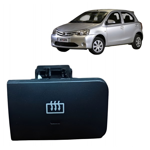 Botão Interruptor Desembaçador Toyota Etios 2015 2016 A 2019