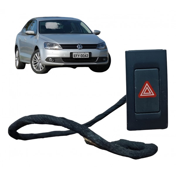 Botão Interruptor Pisca Alerta Volkswagen Jetta 2011 A 2014
