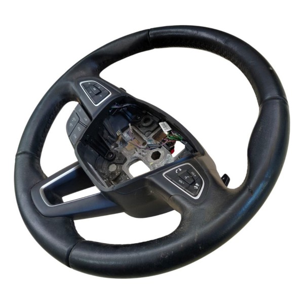 Volante Direção Ford Focus 2015 2016 2017 Com Comandos Preto