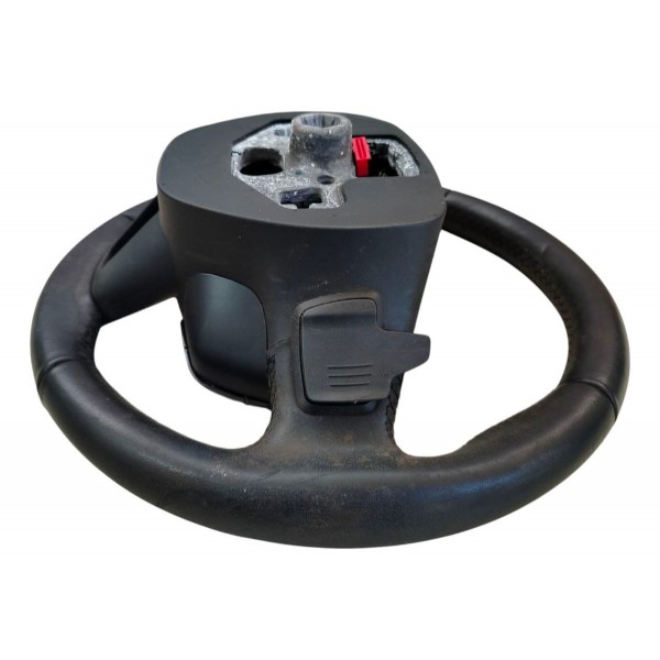 Volante Direção Ford Focus 2015 2016 2017 Com Comandos Preto