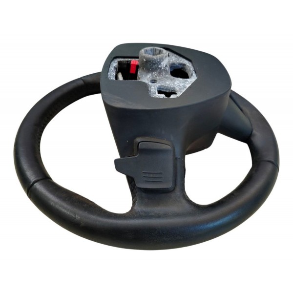 Volante Direção Ford Focus 2015 2016 2017 Com Comandos Preto