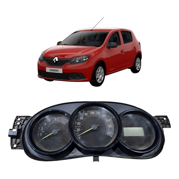 Painel Instrumento Velocímetro Renault Sandero 2018 2019 Preto