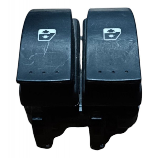 Botão Vidro Duplo Sandero Logan Duster 2008 A 2013 Branco