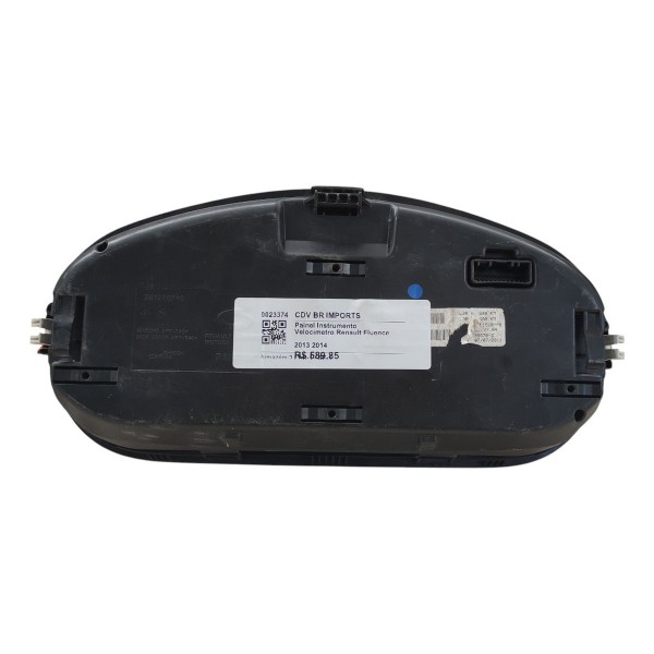 Painel Instrumento Velocímetro Renault Fluence 2013 2014 Preto