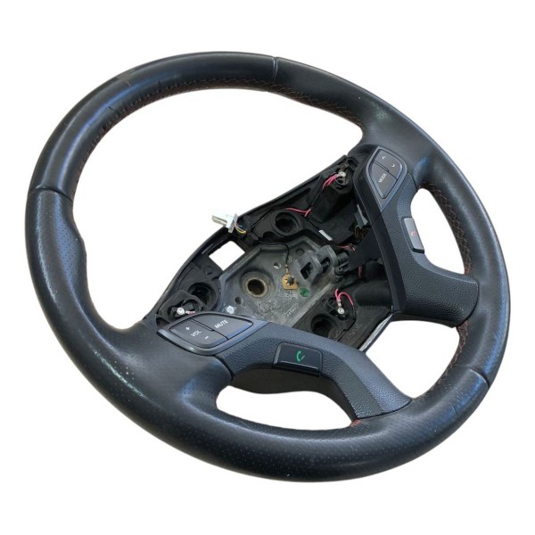 Volante Direção Hyundai Hb20 1.6 2017 2018 2019 Com Comando Preto