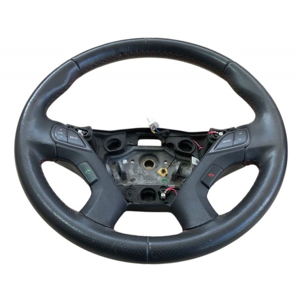 Volante Direção Hyundai Hb20 1.6 2017 2018 2019 Com Comando Preto