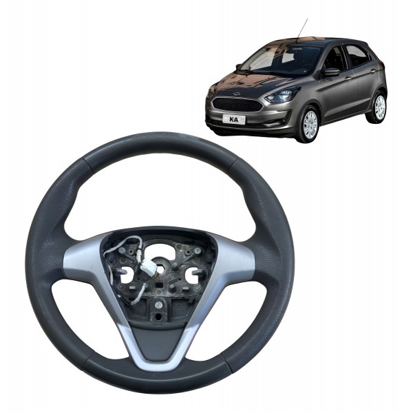Volante Direção Ford Ka 2015 2016 2017 A 2020 Preto