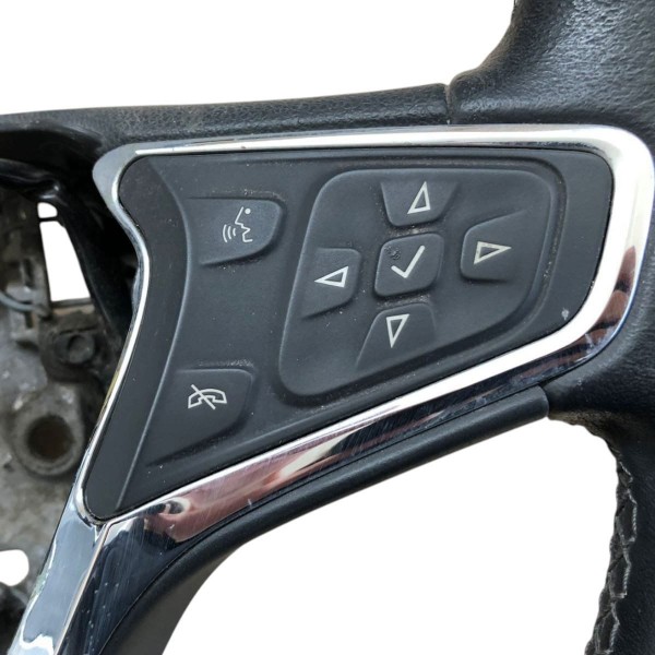 Volante Direção Cruze Ltz 2016 2017 2018 2019 Com Comando Preto