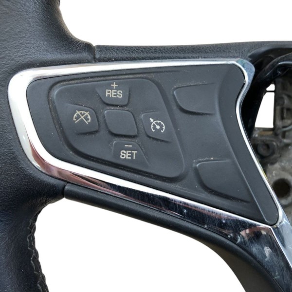 Volante Direção Cruze Ltz 2016 2017 2018 2019 Com Comando Preto