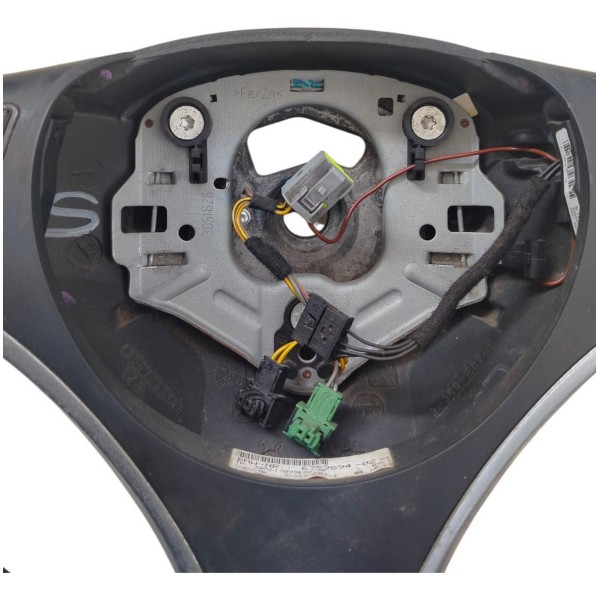 Volante Direção Bmw 320i 2009 2010 Com Comandos Preto