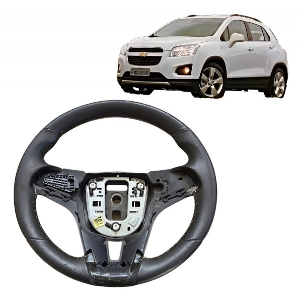 Volante Direção Gm Tracker 2014 2015 A 2019 Sem Comando Preto
