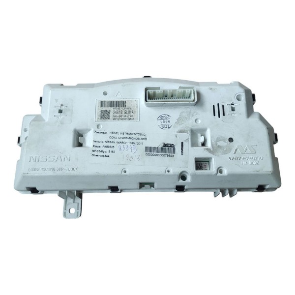 Painel Instrumento Velocímetro Nissan March 2014 2015 2016 Preto