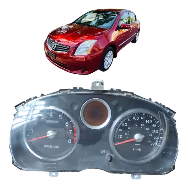 Painel Instrumento Velocimetro Nissan Sentra 2008 2009 2010 Preto