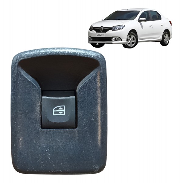 Botão Vidro Dianteiro Direito Sandero Logan 2016 2017 A 2020