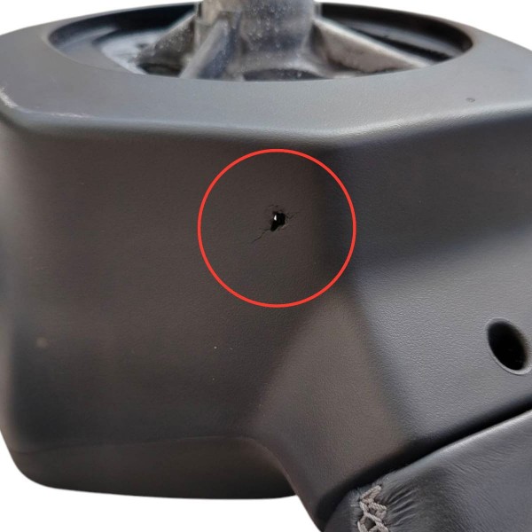 Volante Direção Peugeot 3008 2018 2019 2020 Com Comandos Preto