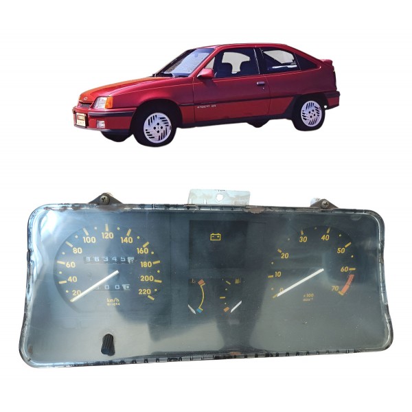Painel Instrumento Velocímetro Kadett Sport Conta Giro 1991 Preto