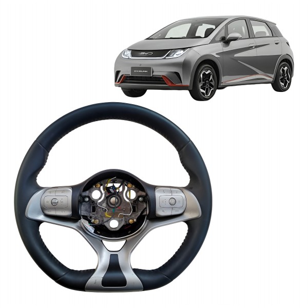 Volante Direção Byd Dolphin Gs 180ev 2023 2024 Com Comandos Preto
