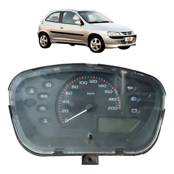 Painel Instrumentos Velocímetro Gm Celta 2001 2002 2003 2004 Preto