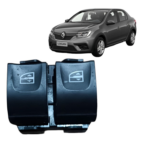 Botão Vidro Elétrico Logan Captur 2020 2021 2022 2023