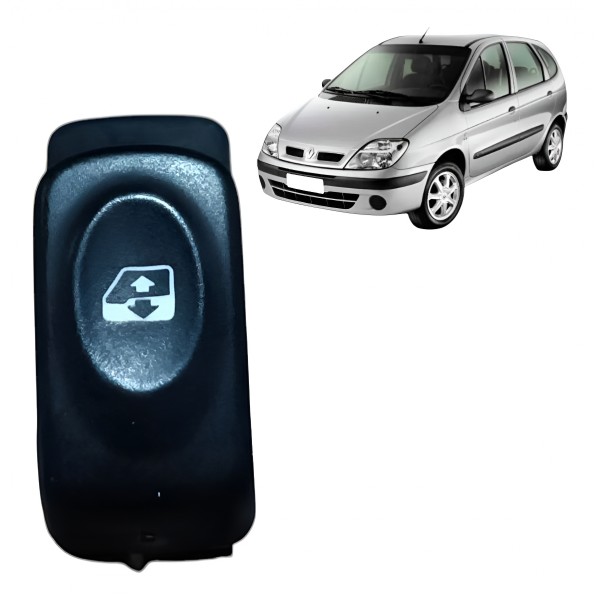Botão Vidro Elétrico Renault Clio Megane Scenic 6 Pinos
