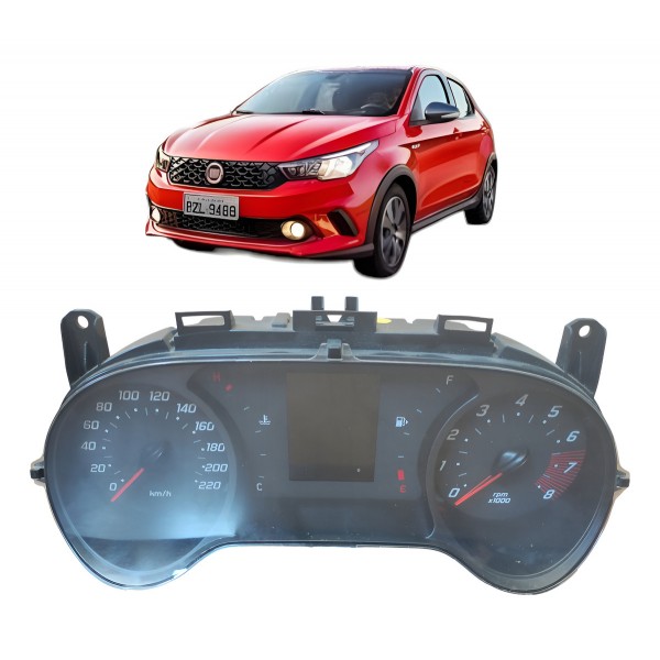 Painel Instrumento Velocímetro Fiat Argo 1.0 3cc 2018 2019 Preto