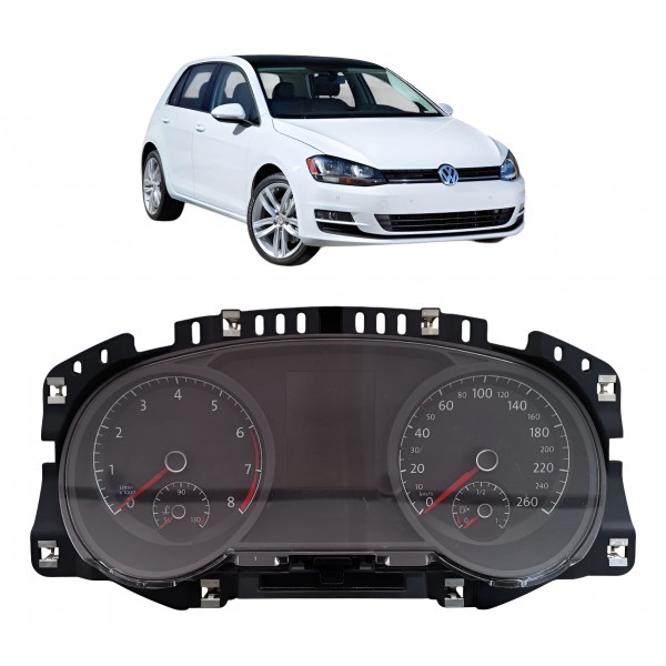 Painel Instrumento Velocímetro Vw Golf 1.4 Tsi 2015 2016 Preto