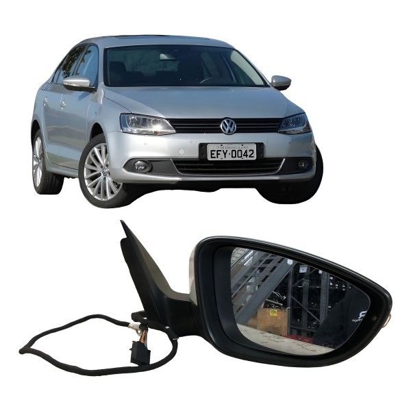 Espelho Retrovisor Elétrico Dir.  Jetta 2011 A 2017 C/pisca