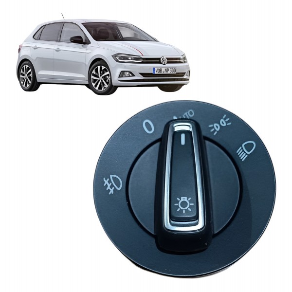Botão Comando Farol Milha Volkswagen Polo 2018 2019 A 2022